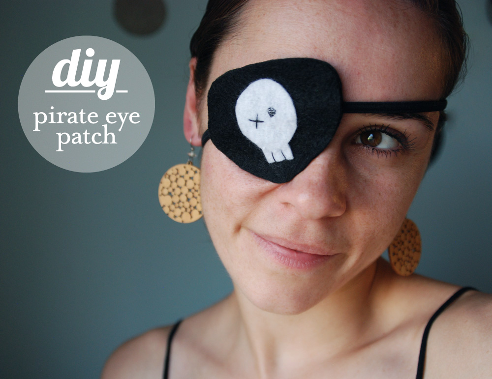 DIY Pirate Eye Patch For Halloween