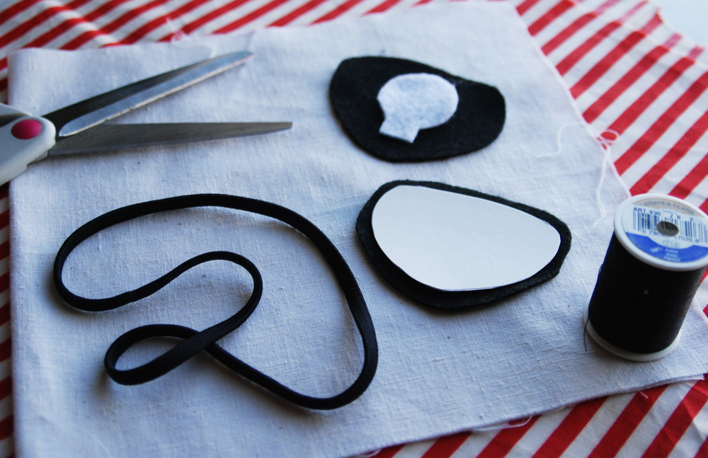 DIY Pirate Eye Patch For Halloween