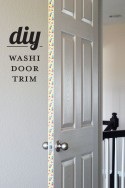 DIY - Washi Door Trim